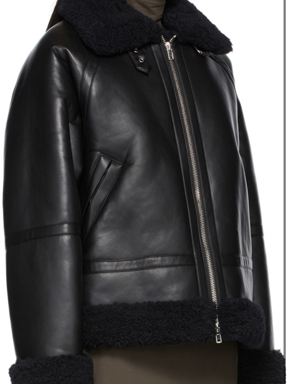 NWT Stand Studio Lorelle Faux-Leather Jacket - Picture 3 of 4